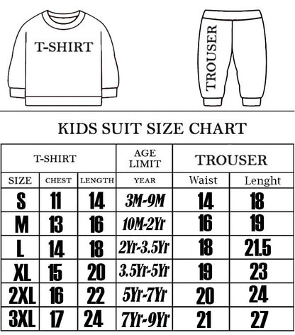 Kids Winter Tracksuit | Fleece Warm Suit for Boys & Girls | Sweatshirt + Trouser Set | Cozy & Stylish Winter Outfit