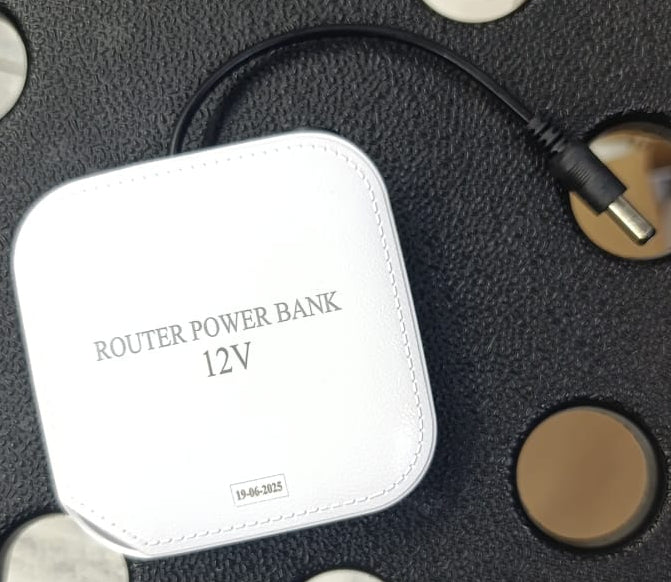 Wifi Router Power Bank 20000 mAH – Reliable Backup Power for Seamless Internet Connectivity | Best Quality Power Bank For Wifi Router - Without Adapter ( Random Color