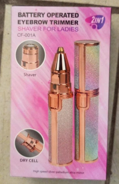 2 In 1 Hair Remover Chargeable , Multi Attractive Color With USB Charging Cable And Cleaning Brush