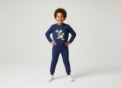 Kids Winter Tracksuit | Fleece Warm Suit for Boys & Girls | Sweatshirt + Trouser Set | Cozy & Stylish Winter Outfit