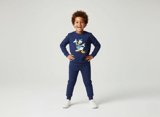 Kids Winter Tracksuit | Fleece Warm Suit for Boys & Girls | Sweatshirt + Trouser Set | Cozy & Stylish Winter Outfit